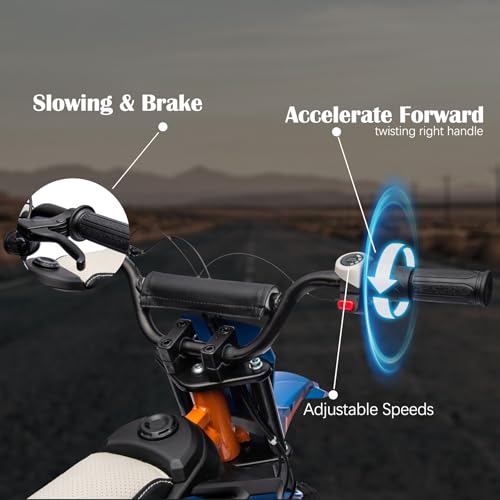 Kids Electric Dirt Bike 250W Off-Road Motorcycle Z852125