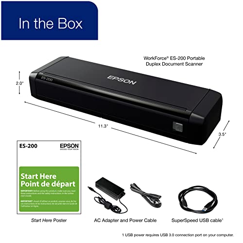 Wireless Compact Desktop Document Scanner with Auto Document Feeder B4143