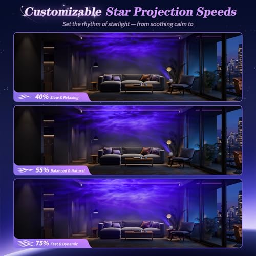Galaxy Star Projector Night Light with Timer and Remote Control N621