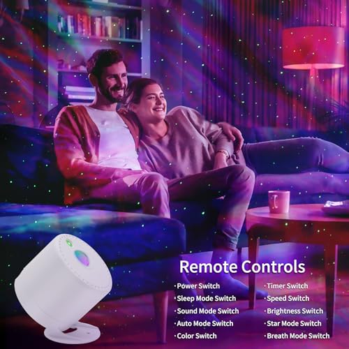 Laser Christmas Projector Lights Outdoor, Red and Green Stars, IP65 Waterproof H73494