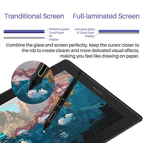 Graphics Drawing Tablet with Screen 13.3 inch Pen Display with Stand T134239