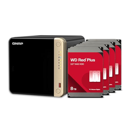 4 Bay Desktop NAS with Intel Celeron Quad-core Processor and Dual 2.5GbE F683073