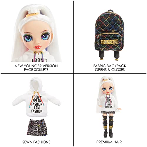 Rainbow High Jr High Series 2 Amaya Raine - 9" Posable Fashion Doll with Designer Accessories and Backpack V3372