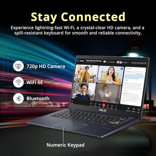 14-Inch HD LED Laptop with Intel Celeron, 4GB RAM, 64GB Storage Z3911