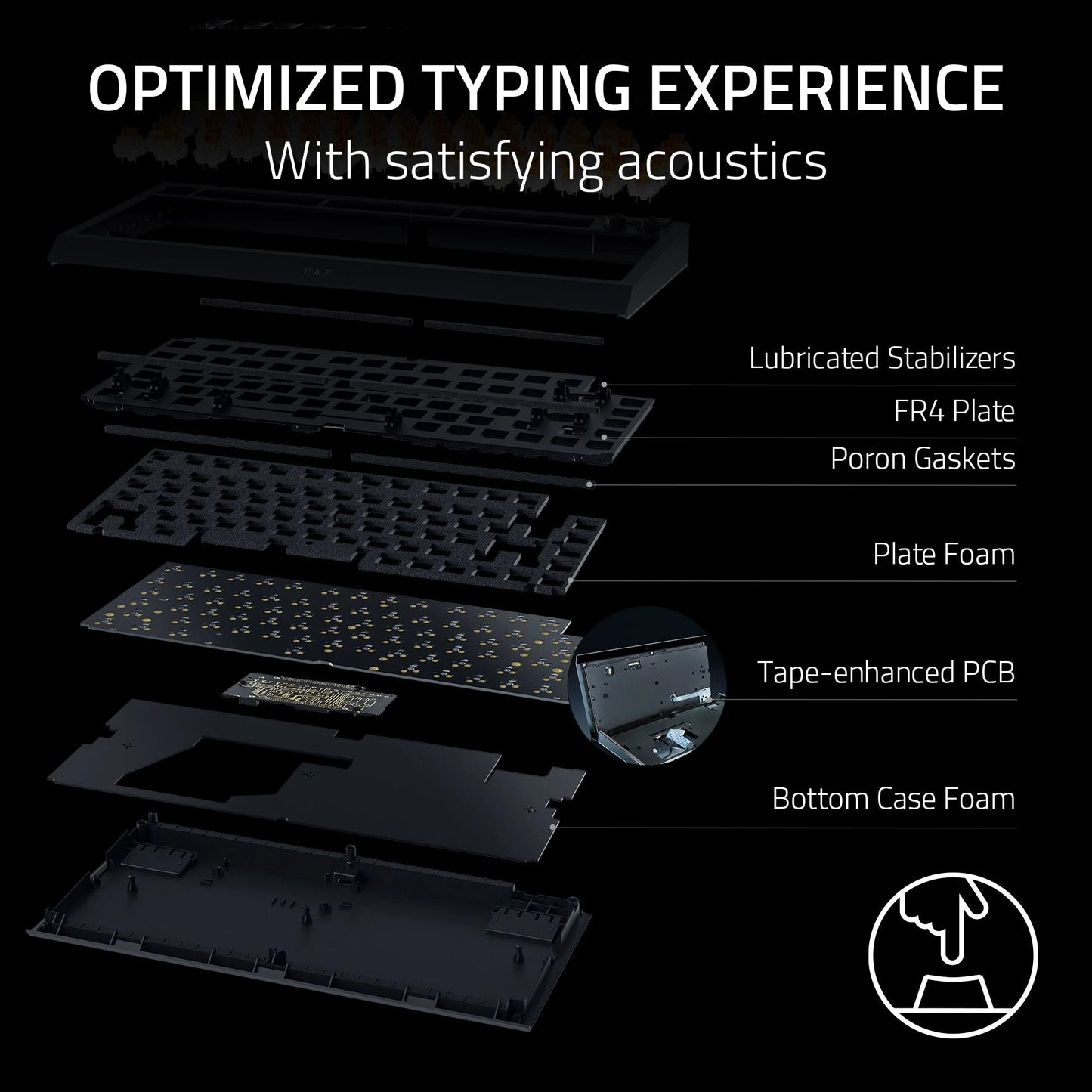75% Hot-Swappable Mechanical Gaming Keyboard, RGB Z27215