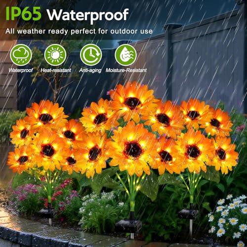 Outdoor Solar Christmas Decorations, 180 LED Candy Cane Lights, 8 Modes, Waterproof M23825