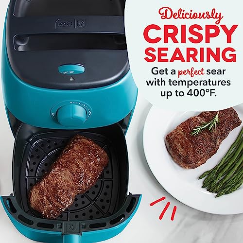 Electric Air Fryer Oven, 2.6 Qt., Grey, Compact, Auto Shut Off, 1000-Watt L764