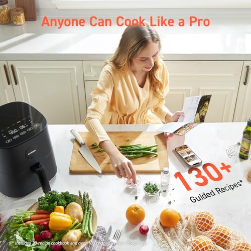 Air Fryer 9-in-1, Compact 5QT, Nonstick Dishwasher-Safe Basket, Gray R3973