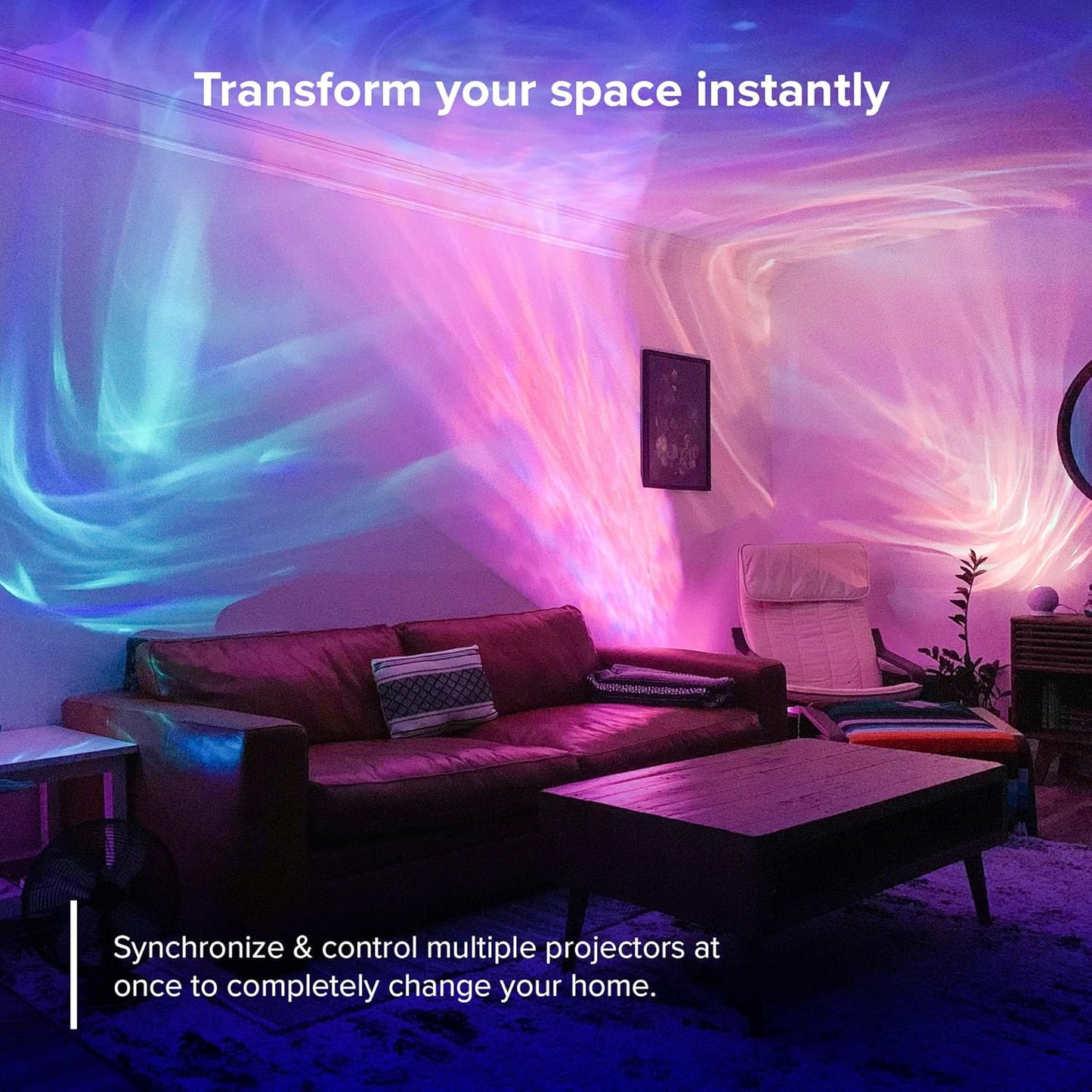 LED Aurora Projector for Bedroom Relaxation and Night Light T92030