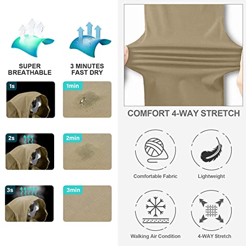 Men's Hiking Convertible Quick Dry Zip Off Pants X62746