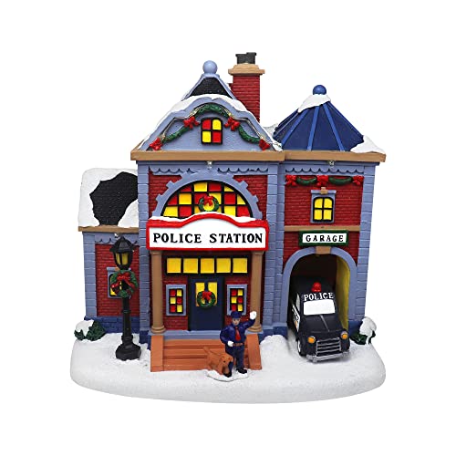 Lighted Musical Snow Village with Animated Kids Sledding A910926