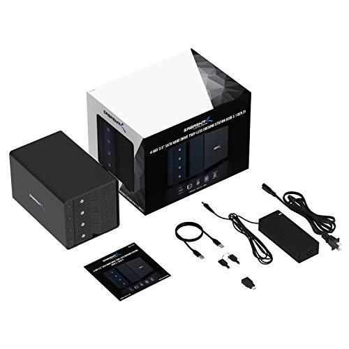 USB 3.2 5-Bay SATA Hard Drive Docking Station, Trayless, USB-C 10Gbps P669