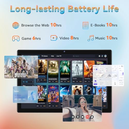 10.1 Inch Android 14 Tablet Octa-Core 64GB ROM 8GB RAM Z424