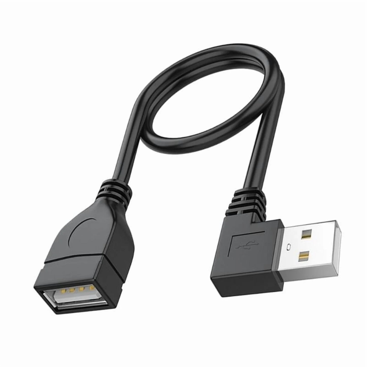 USB 2.0 Extension Cable Male to Female 90 Degree Angled C34102