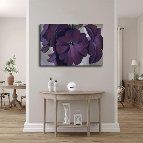 Petunias 1925 Canvas Print Wall Art Decor 12x18inch Unframed S77835