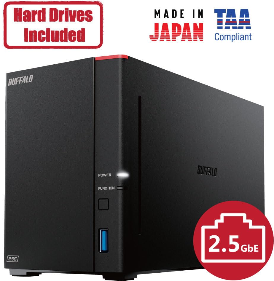 4TB 1-Bay NAS Network Attached Storage with HDD Included D801