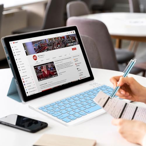 10 Inch Android Tablet with Keyboard Case Mouse Stylus S54567
