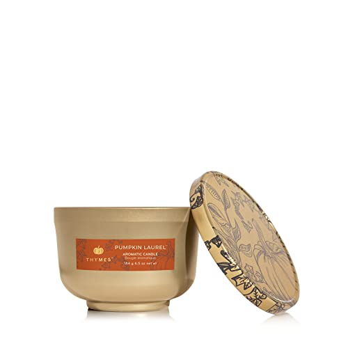 Scented Candle in Tin with Gold Lid, 6.5 oz B273500