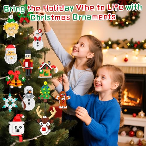 Christmas Ornaments Building Kit 13-in-1 for Kids X97963