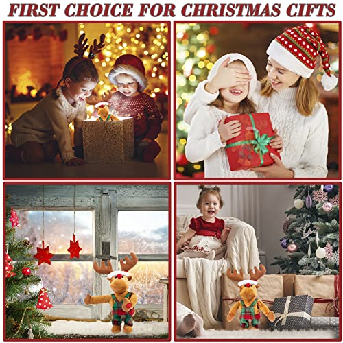 Animated Reindeer Plush Toy Christmas Singing Stuffed Animal U33612