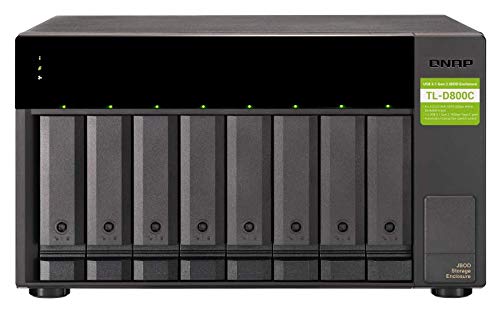 8 Bay Desktop JBOD Storage Enclosure with USB 3.2 Gen 2 Type-C R811