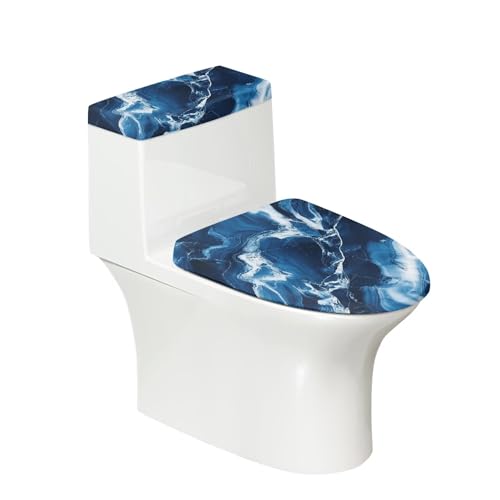 Christmas Toilet Lid and Tank Cover Set for Bathroom Decor Q334993