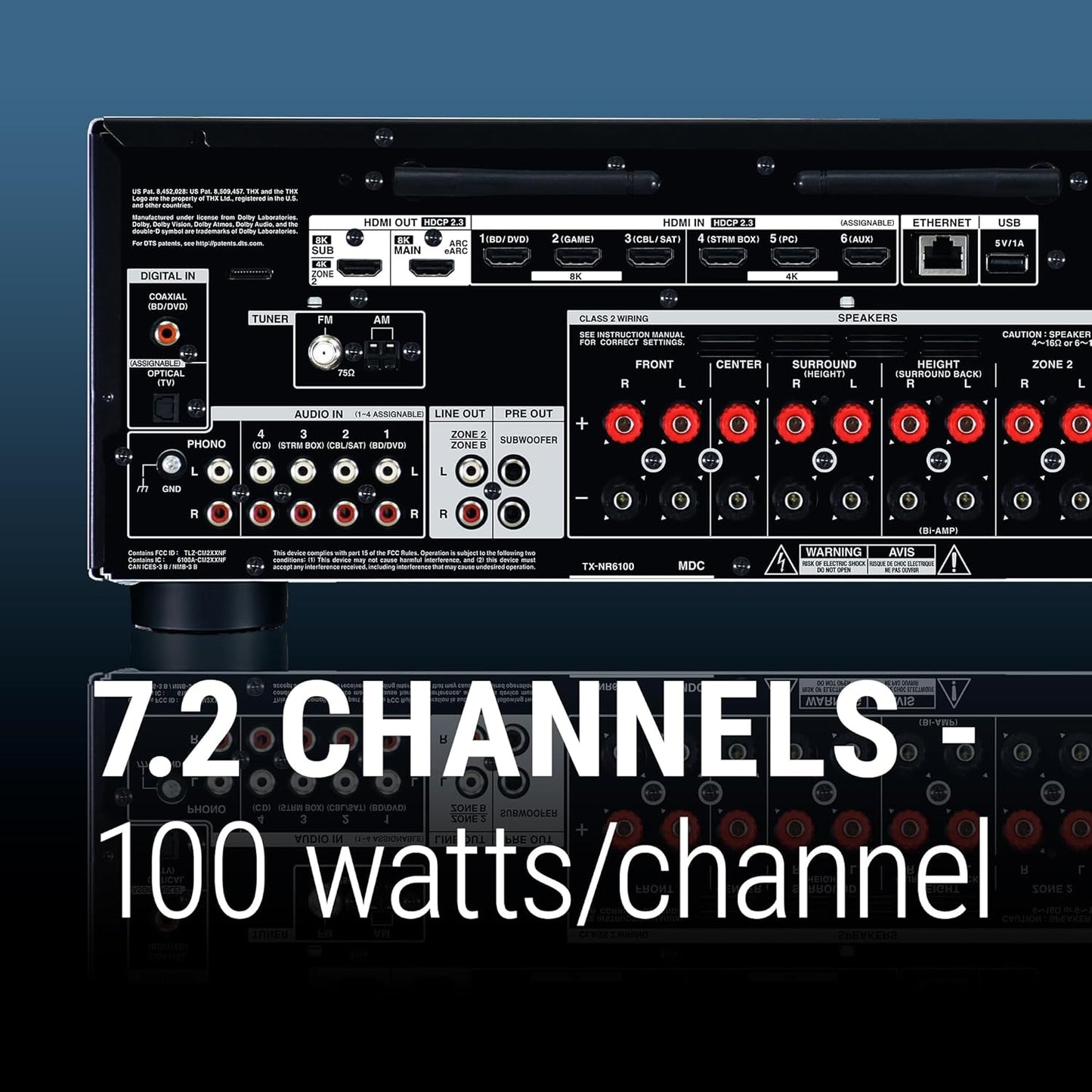 7.2 Channel Network AV Receiver Z67166