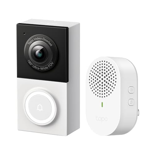 Smart Video Doorbell Camera Wired, 2K 5MP, Color Night Vision, 180° FOV, 2-Way Audio, AI Detection, Cloud & SD Card Storage L4891