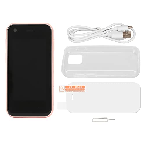 Cuifati XS11 Mini Mobile Phone, 2.5in Cell Phone GPS 1GB 8GB Quad Core for Android Smart Phone for Students (White)