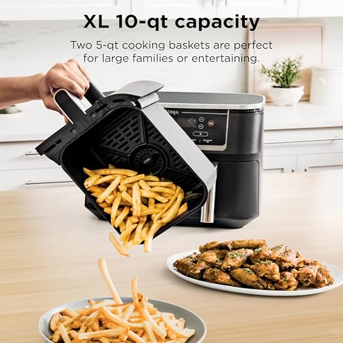 10QT 6-in-1 DualZone Air Fryer with 2 Independent Baskets X511450