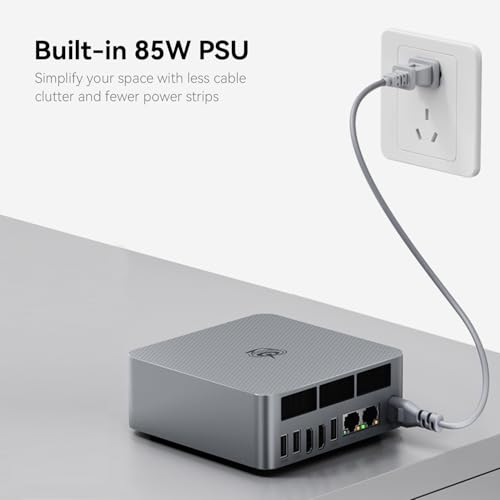 Mini PC, AMD Ryzen 5 6600H, 24GB DDR5 RAM, 1TB SSD, Dual HDMI, WiFi 6, Windows 11 Pro C703142