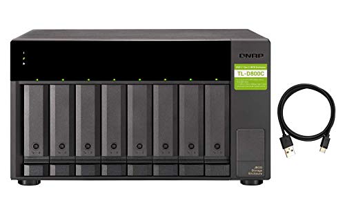 8 Bay Desktop JBOD Storage Enclosure with USB 3.2 Gen 2 Type-C R811