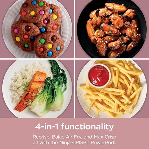 Air Fryer with Glass Containers, 4 QT & 6 Cup, Dishwasher Safe Y888