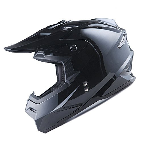 Adult Motocross Helmet Full Face Racing Style Matt Black U258