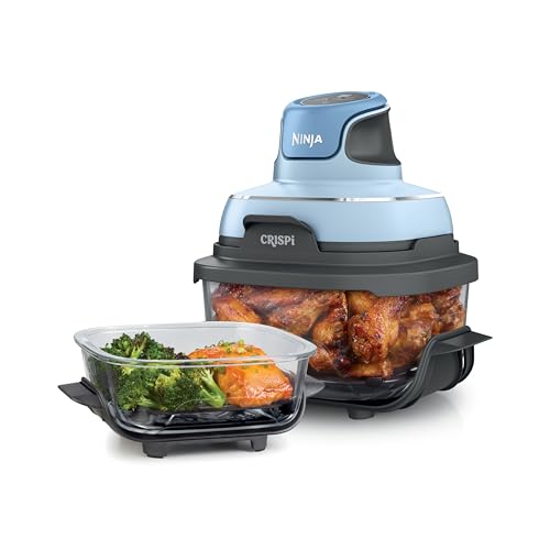Air Fryer with Glass Containers, 4 QT & 6 Cup, Dishwasher Safe Y888