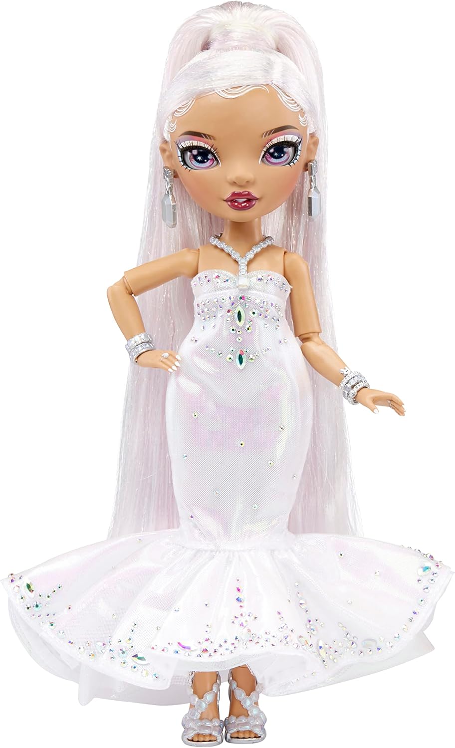 Rainbow High Doll with Multicolor Hair and Iridescent Gown I820892