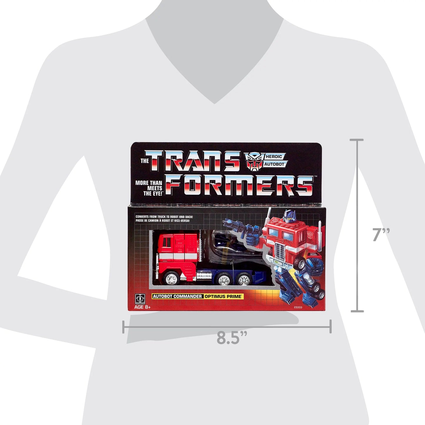 Vintage G1 Optimus Prime Action Figure for Kids Ages 8 and Up D4125