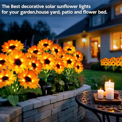 Outdoor Solar Christmas Decorations, 180 LED Candy Cane Lights, 8 Modes, Waterproof M23825