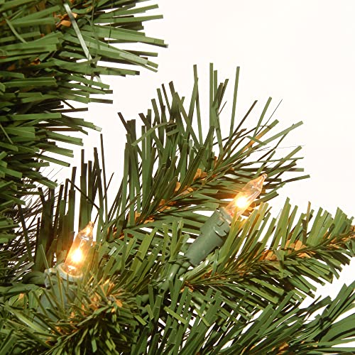 24 in Pre-Lit Mini Artificial Christmas Tree with 35 Clear Lights Z659685