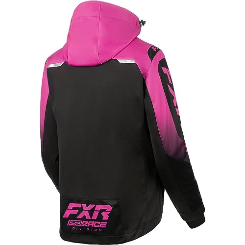 Women's Snowmobile Jacket Thermal Stretch Fuchsia Black E536
