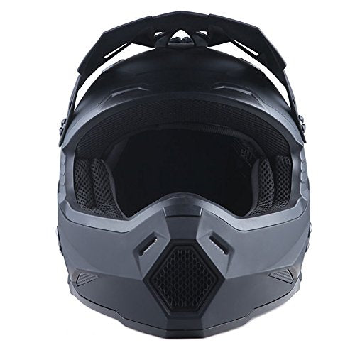 Adult Motocross Helmet Full Face Racing Style Matt Black U258