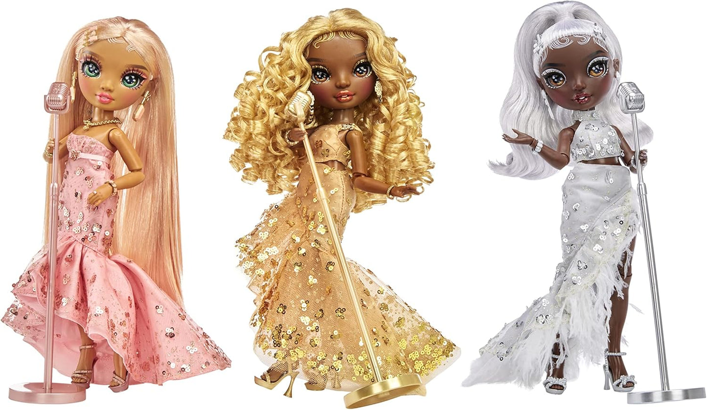 Posable Fashion Doll with 2 Outfits and Vanity Playset O567685