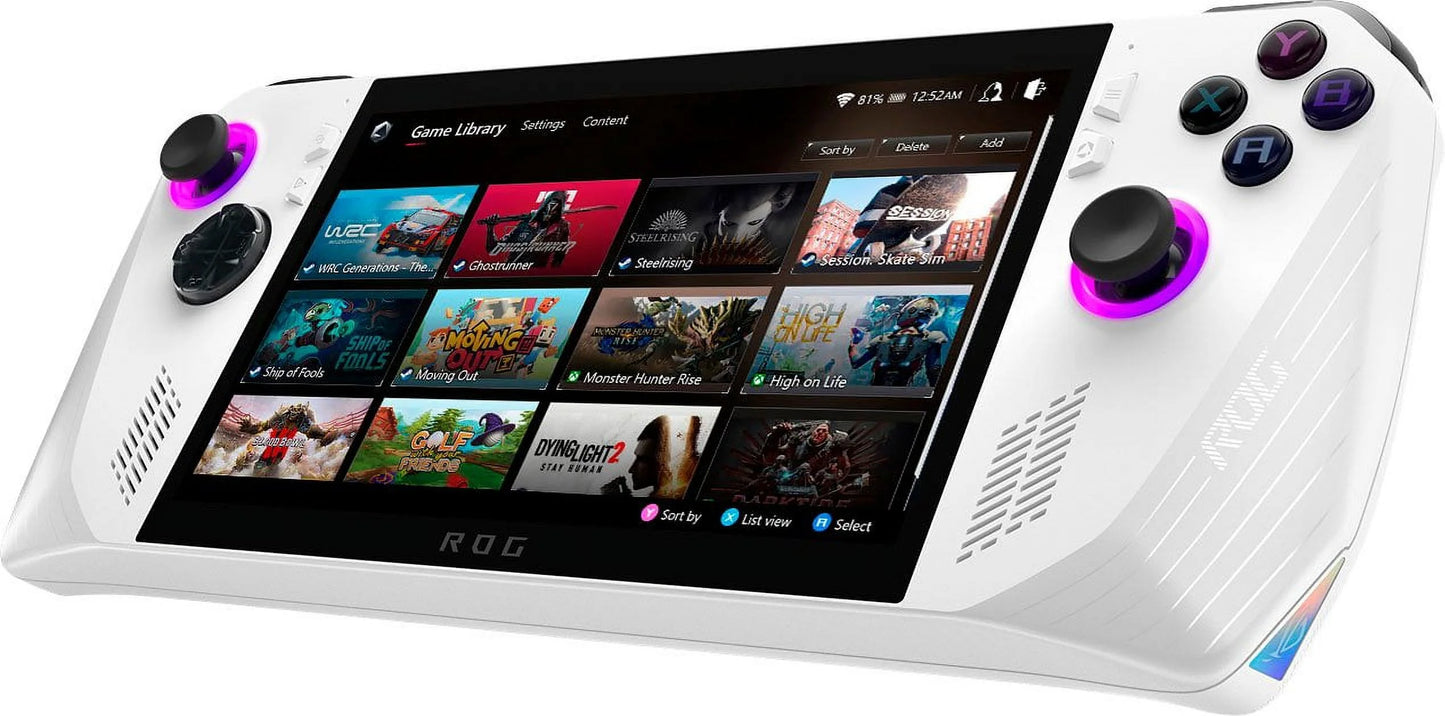 Gaming Handheld 512GB 7-inch 120Hz Touchscreen with Controller and Accessories Q287