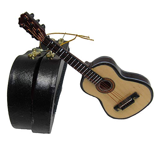 Acoustic Guitar Christmas Ornament with Case K615657