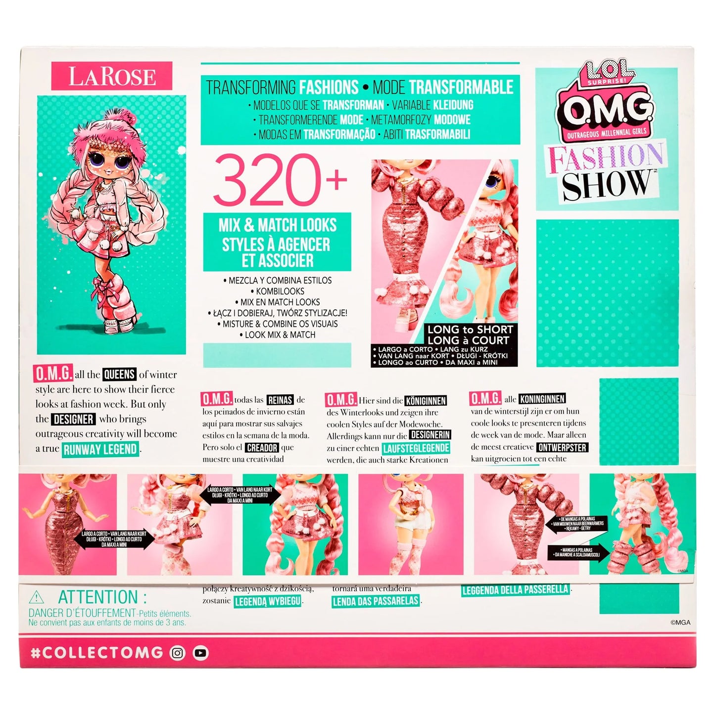 Fashion Doll with 320+ Fashion Looks C52221