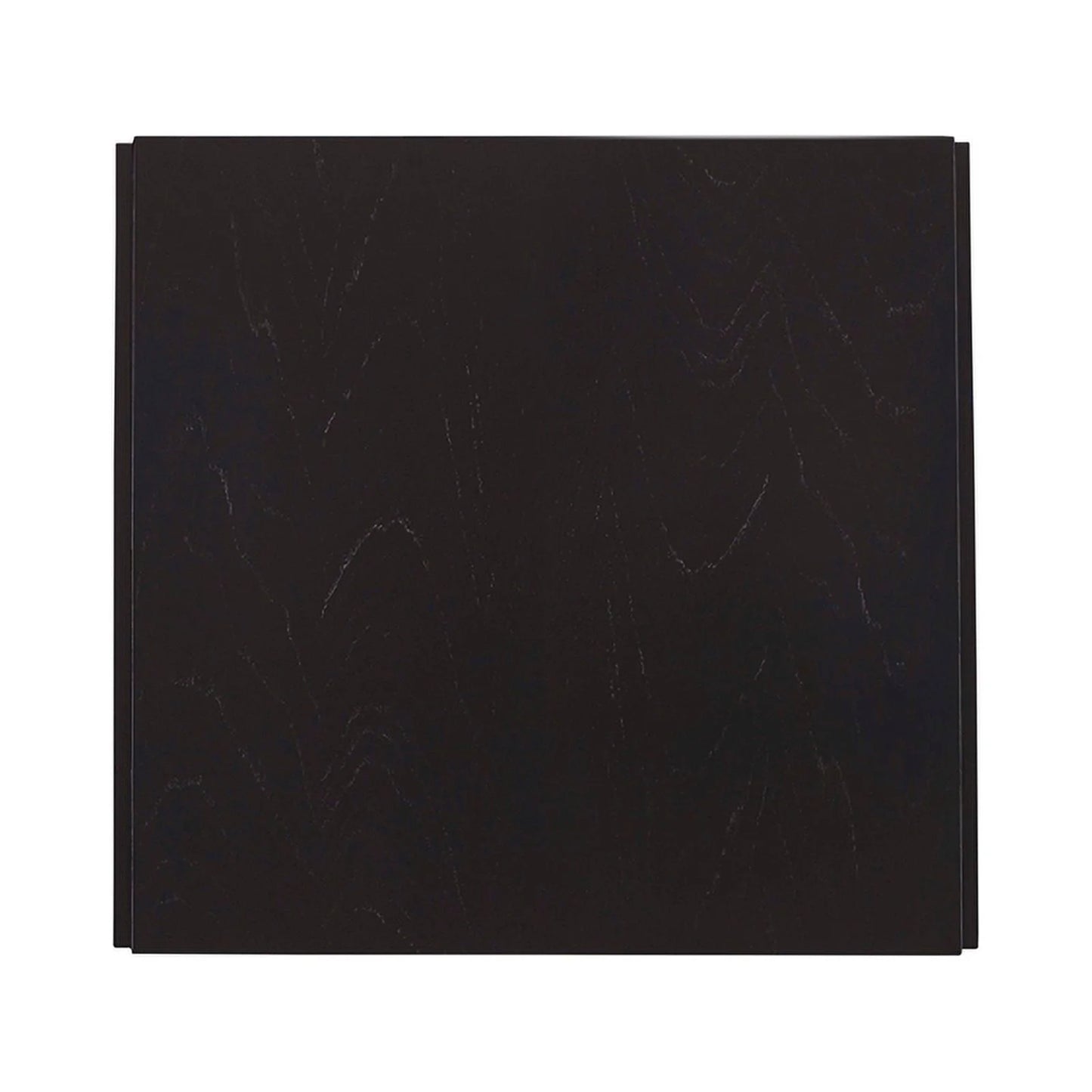 Square Wood Drop Leaf Table in Black O4185