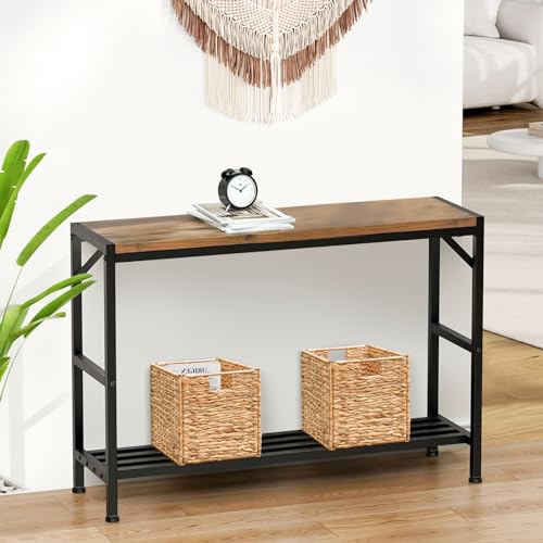 Wicker Cube Storage Baskets with Handles, Set of 4 H2369