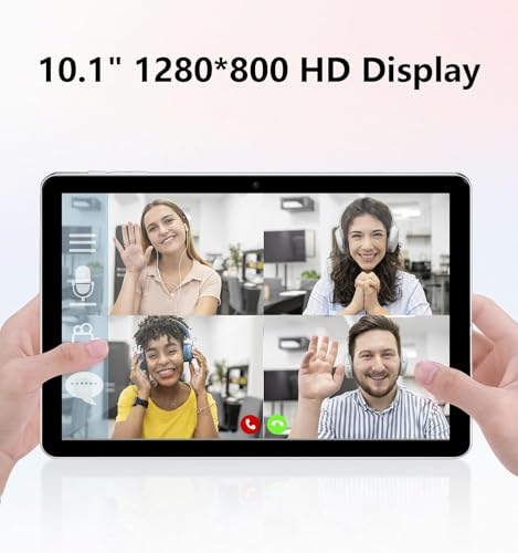 10 Inch Android Tablet with Keyboard Mouse, 6GB RAM 64GB ROM L2332