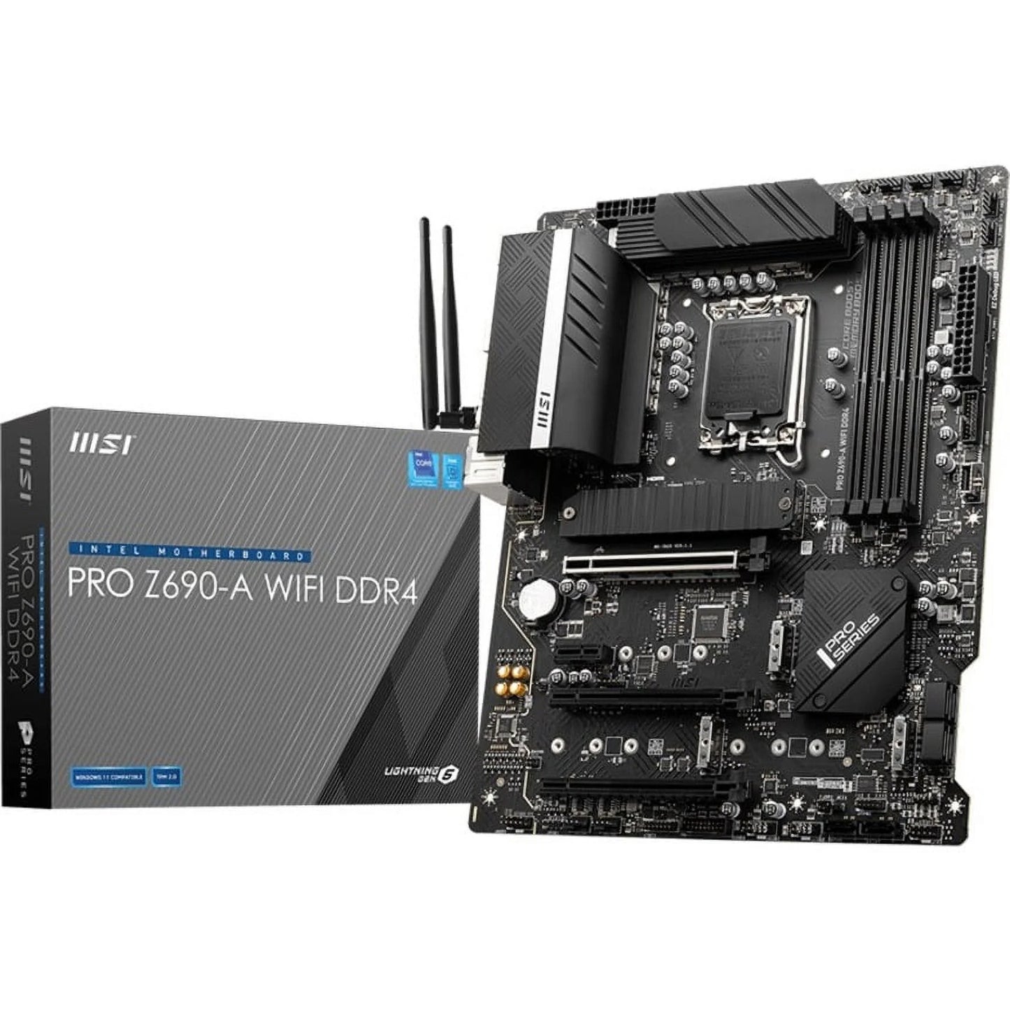 Z690-A WIFI DDR4 Desktop Motherboard, Intel LGA-1700, ATX J8310