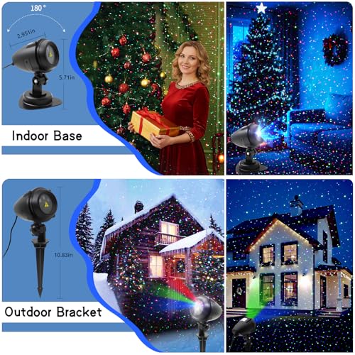 Outdoor Garden Laser Lights Projector, Red Green Blue, Waterproof A835206